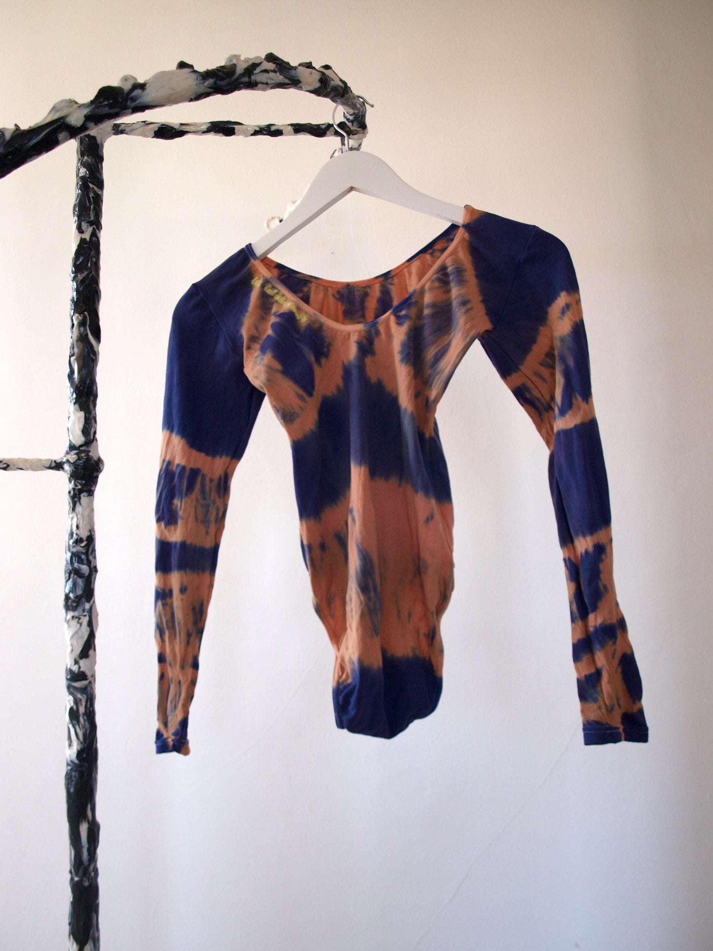 Hand Dyed Bodysuit Blue Nude-Celia Calderón Asensio-APOC STORE