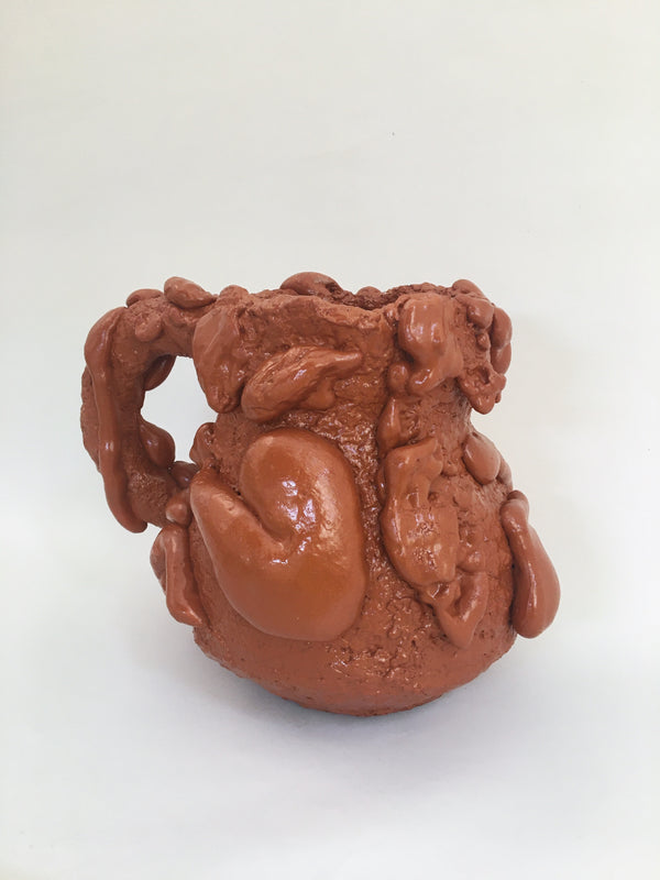 Lava Vase Brown-BVAR-APOC STORE