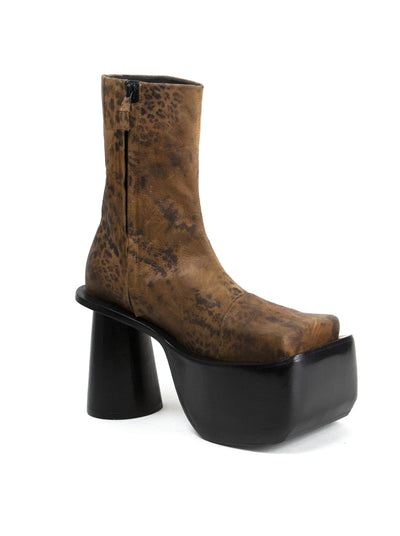 Amanda Boots Black Leopard-CRUDA-APOC STORE