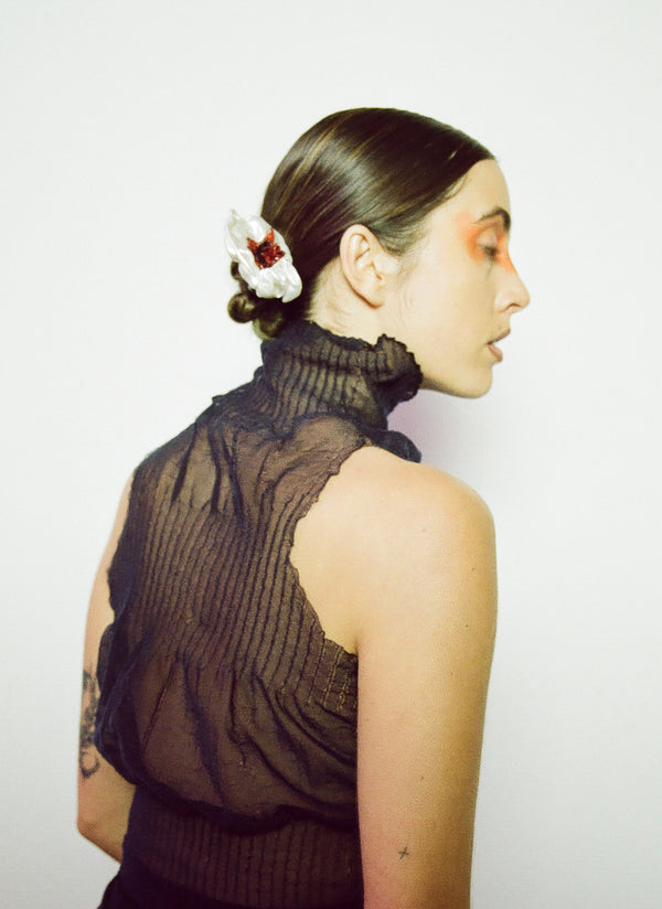 Monofilament turtleneck-Khanh Brice Nguyen-APOC STORE