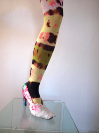 Hand Dyed Tights Multicolour-Celia Calderón Asensio-APOC STORE