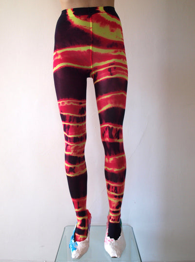 Hand Dyed Tights Multicolour-Celia Calderón Asensio-APOC STORE