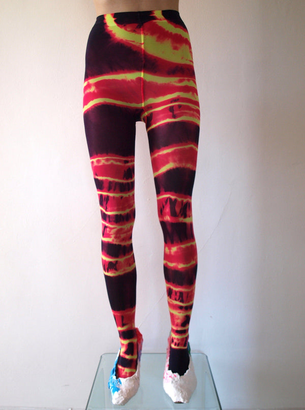 Hand Dyed Tights Multicolour-Celia Calderón Asensio-APOC STORE
