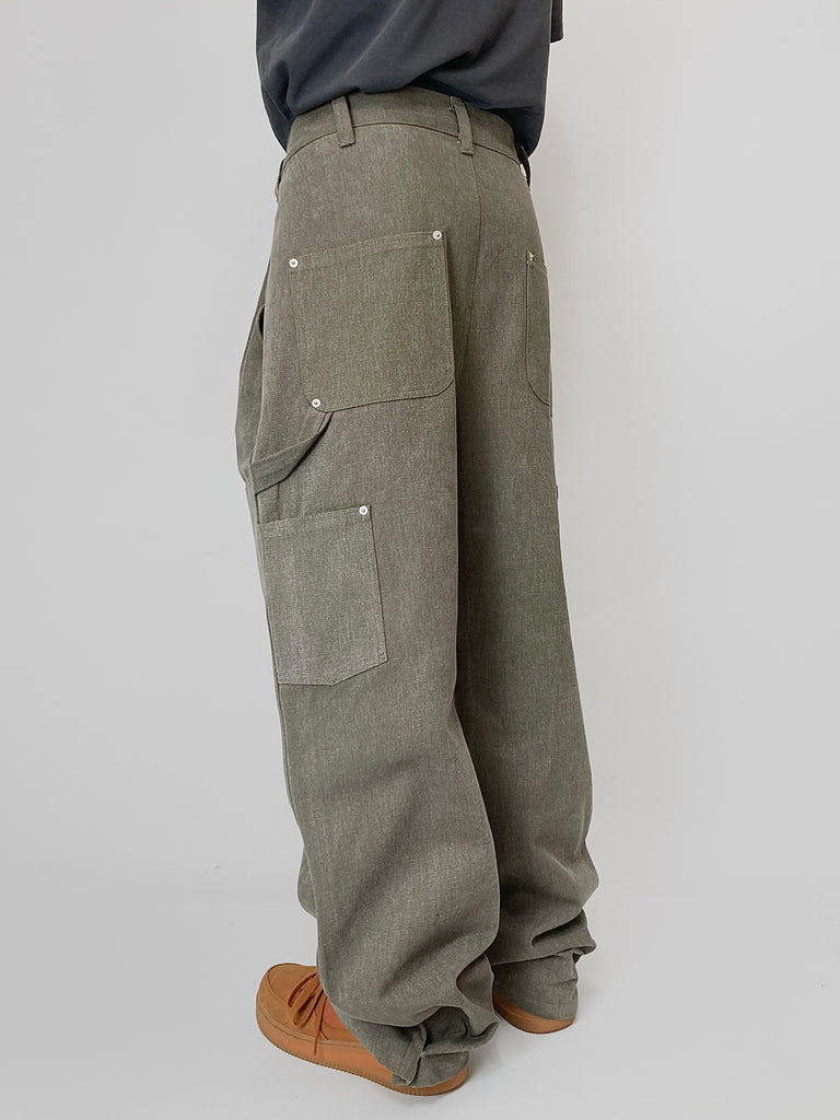 EGNARTS Khaki Adjustable Pants APOC STORE