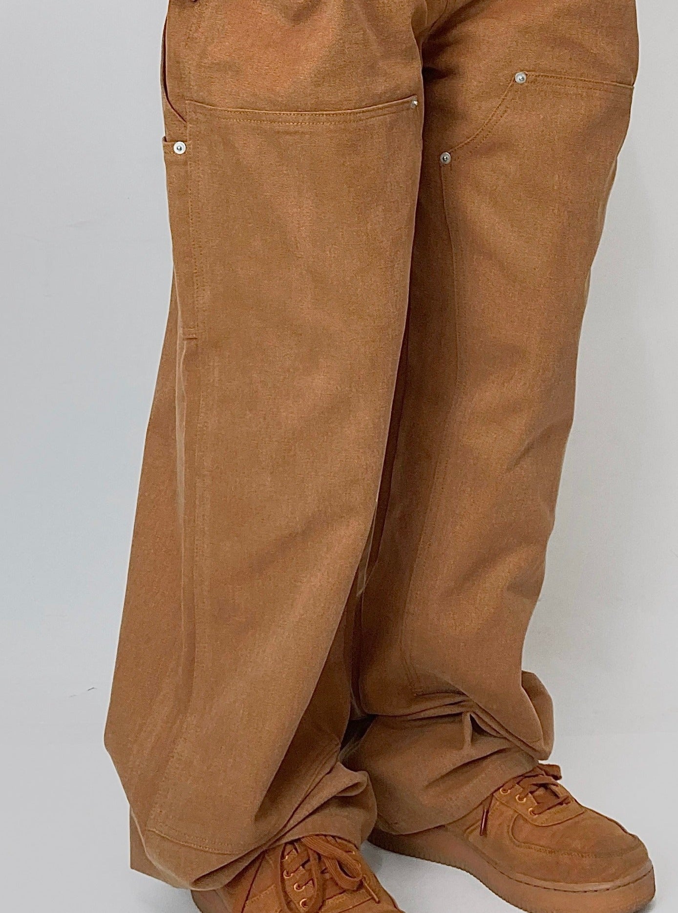 Orange Adjustable Pants-EGNARTS-APOC STORE