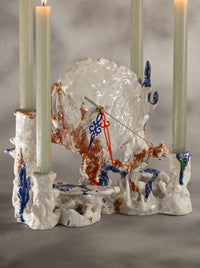 Aion Candleholder with Clock-Alex Zeta-APOC STORE