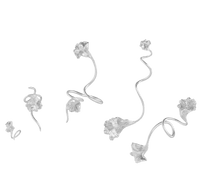 Silver Betta Fish Ring V-Ancient Future-APOC STORE