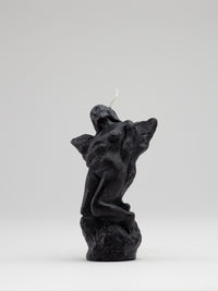 Pair of Angel Candles - Black-Imogen van der Pols-APOC STORE