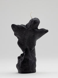 Pair of Angel Candles - Black-Imogen van der Pols-APOC STORE