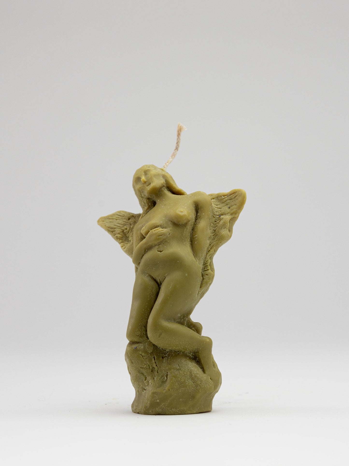 Pair of Angel Candles - Kelp-Imogen van der Pols-APOC STORE