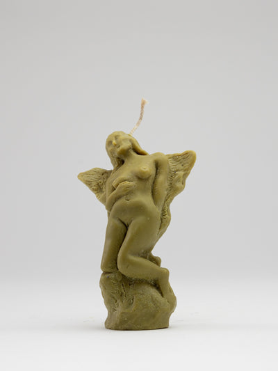 Pair of Angel Candles - Kelp-Imogen van der Pols-APOC STORE