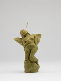 Pair of Angel Candles - Kelp-Imogen van der Pols-APOC STORE