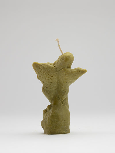 Pair of Angel Candles - Kelp-Imogen van der Pols-APOC STORE