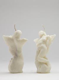 Pair of Angel Candles - Milk-Imogen van der Pols-APOC STORE