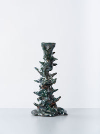 Fantasy green spikes Candleholder-Alex Zeta-APOC STORE