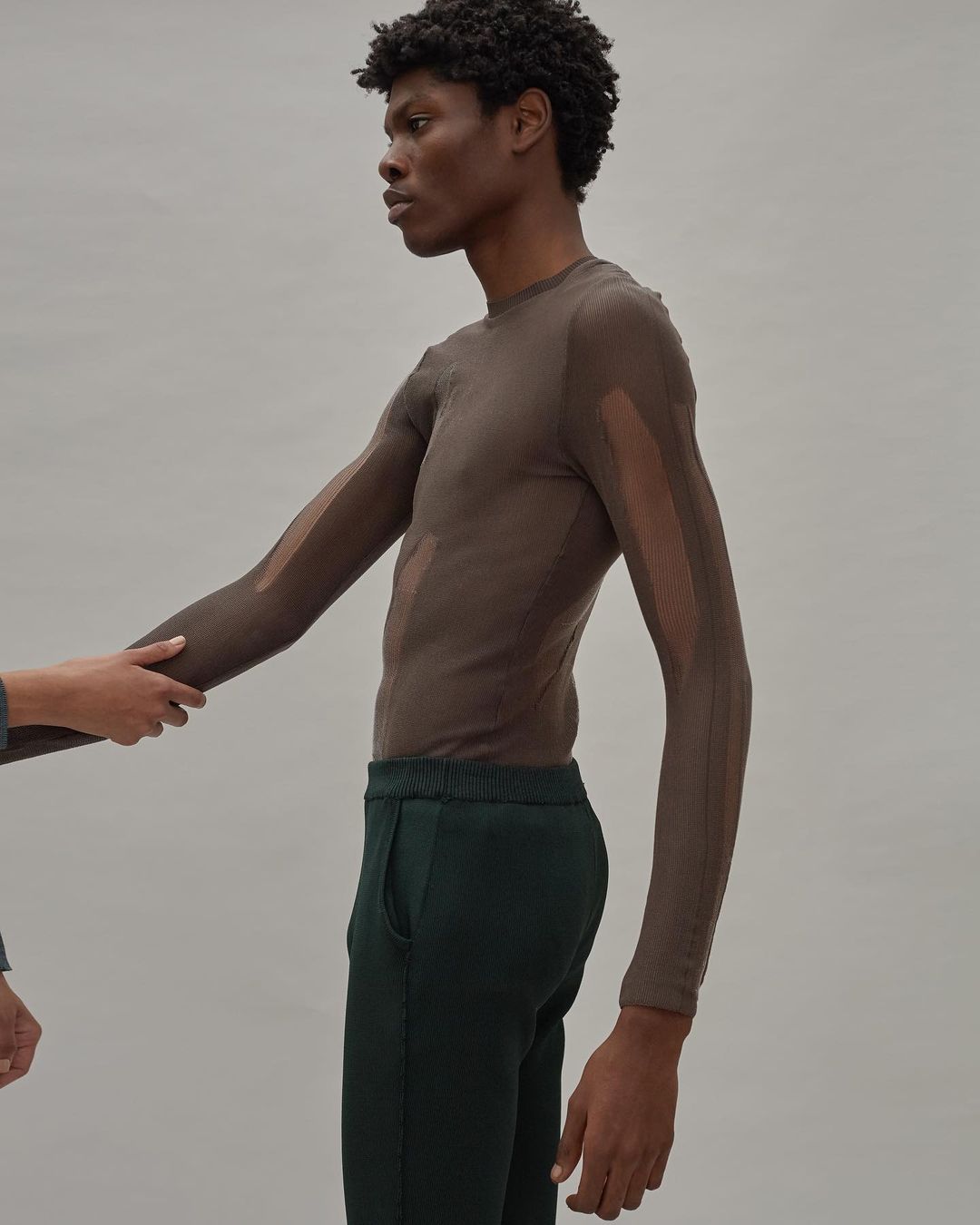 Dark Drop Stitch Knit-Khanh Brice Nguyen-APOC STORE