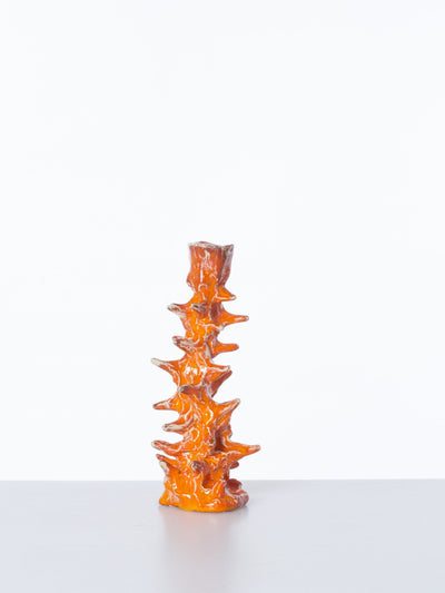 Spike Candleholder Orange-Alex Zeta-APOC STORE