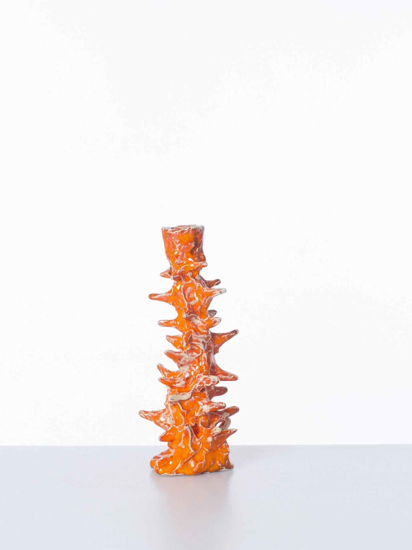 Spike Candleholder Orange-Alex Zeta-APOC STORE