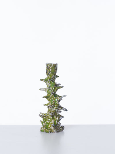 Spike Candleholder Green-Alex Zeta-APOC STORE