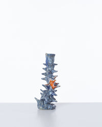 Spike Candleholder Blue Emerald-Alex Zeta-APOC STORE