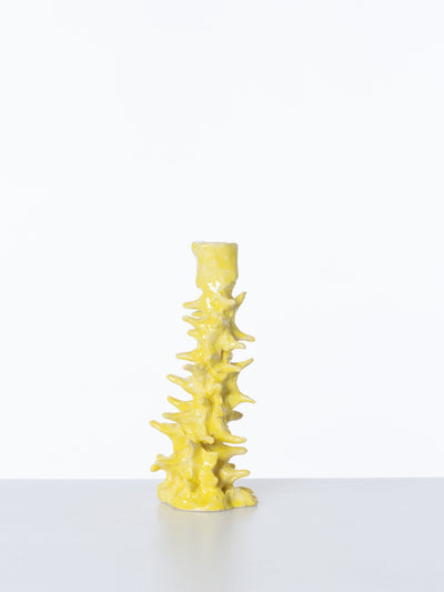 Spike Candleholder Yellow-Alex Zeta-APOC STORE