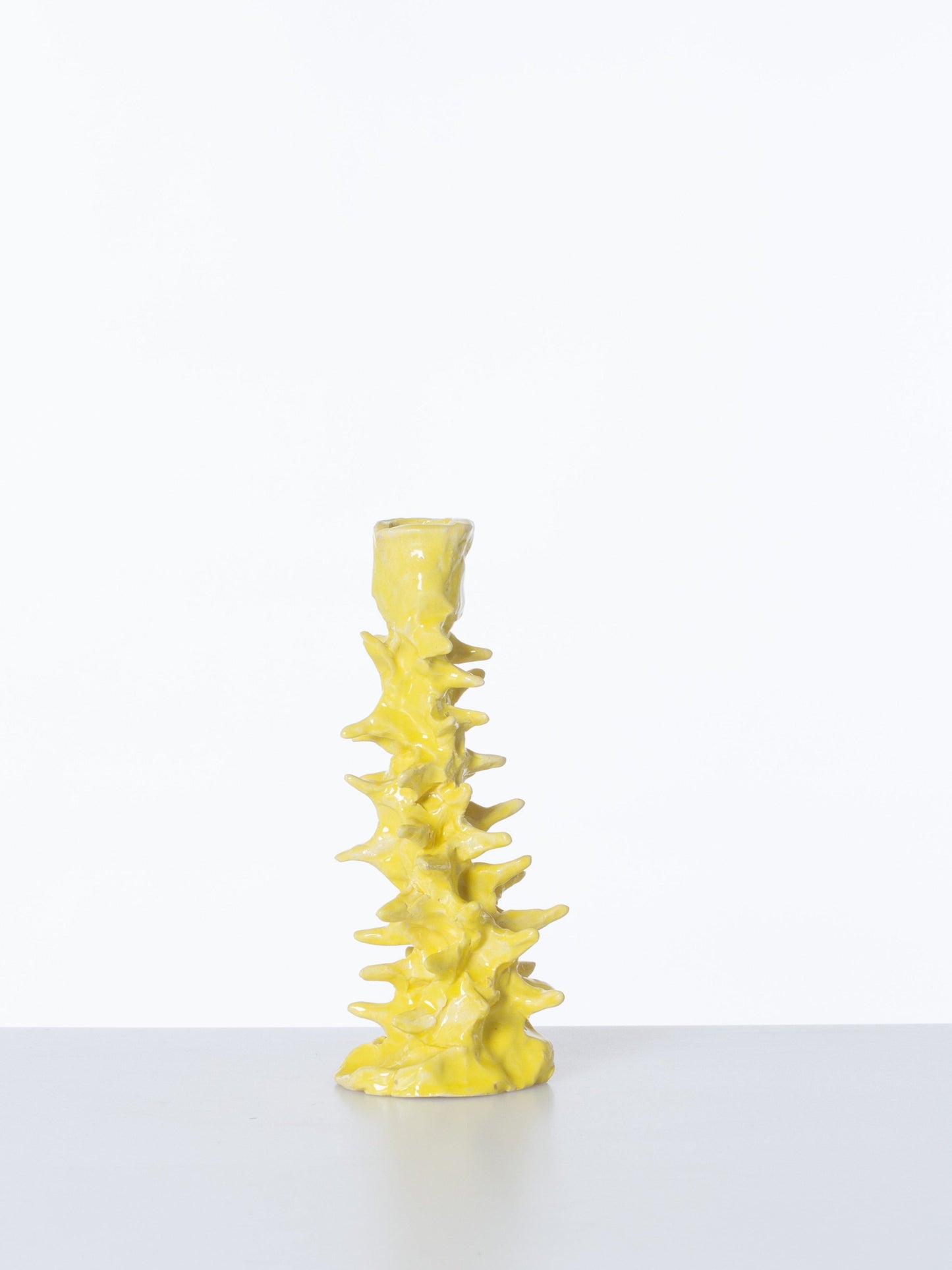Spike Candleholder Yellow-Alex Zeta-APOC STORE