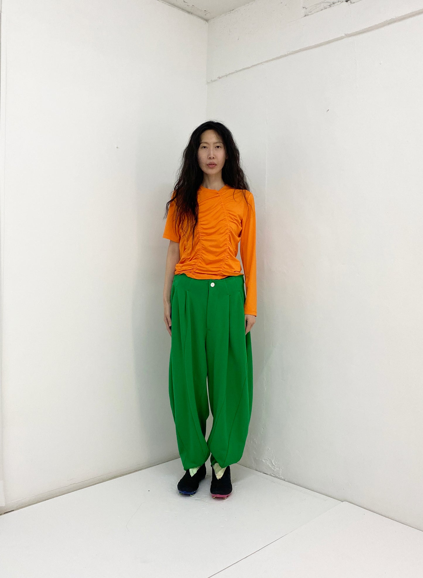 Broken Chamwoe T-Shirt Orange-Sung Ju-APOC STORE