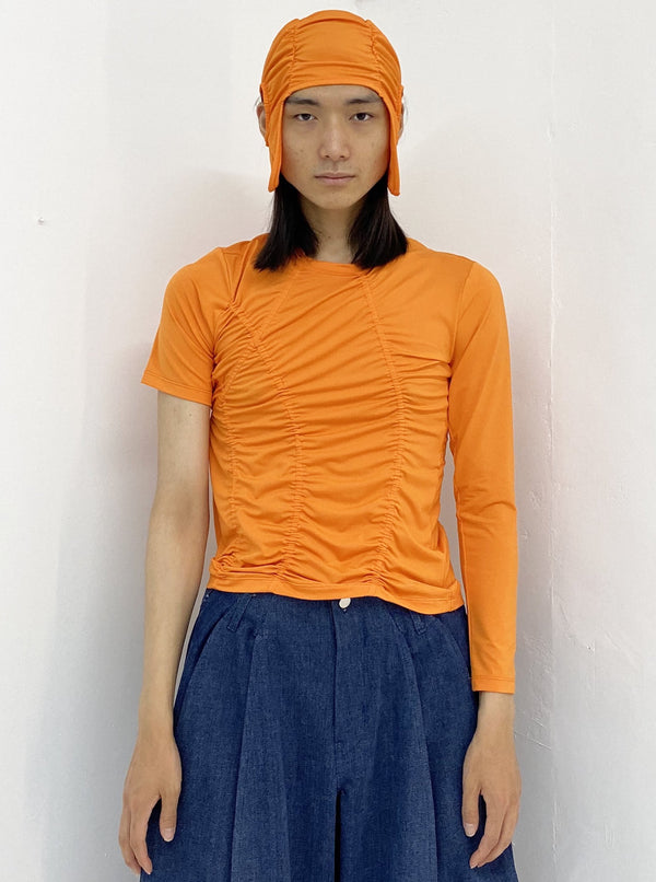 Broken Chamwoe T-Shirt Orange-Sung Ju-APOC STORE