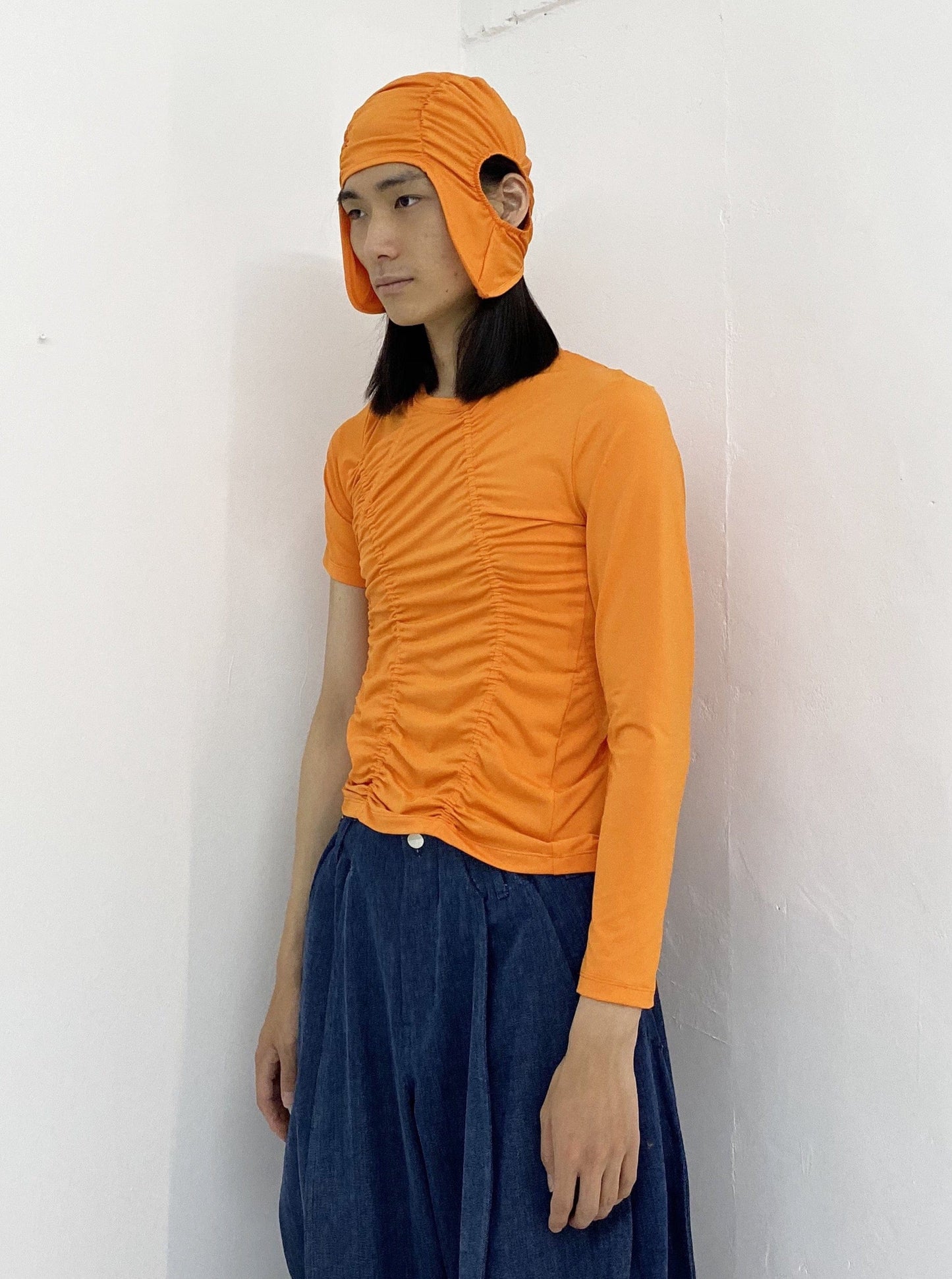 Broken Chamwoe T-Shirt Orange-Sung Ju-APOC STORE