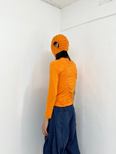 Broken Chamwoe T-Shirt Orange-Sung Ju-APOC STORE