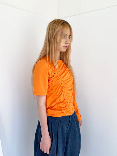 Broken Chamwoe T-Shirt Orange-Sung Ju-APOC STORE