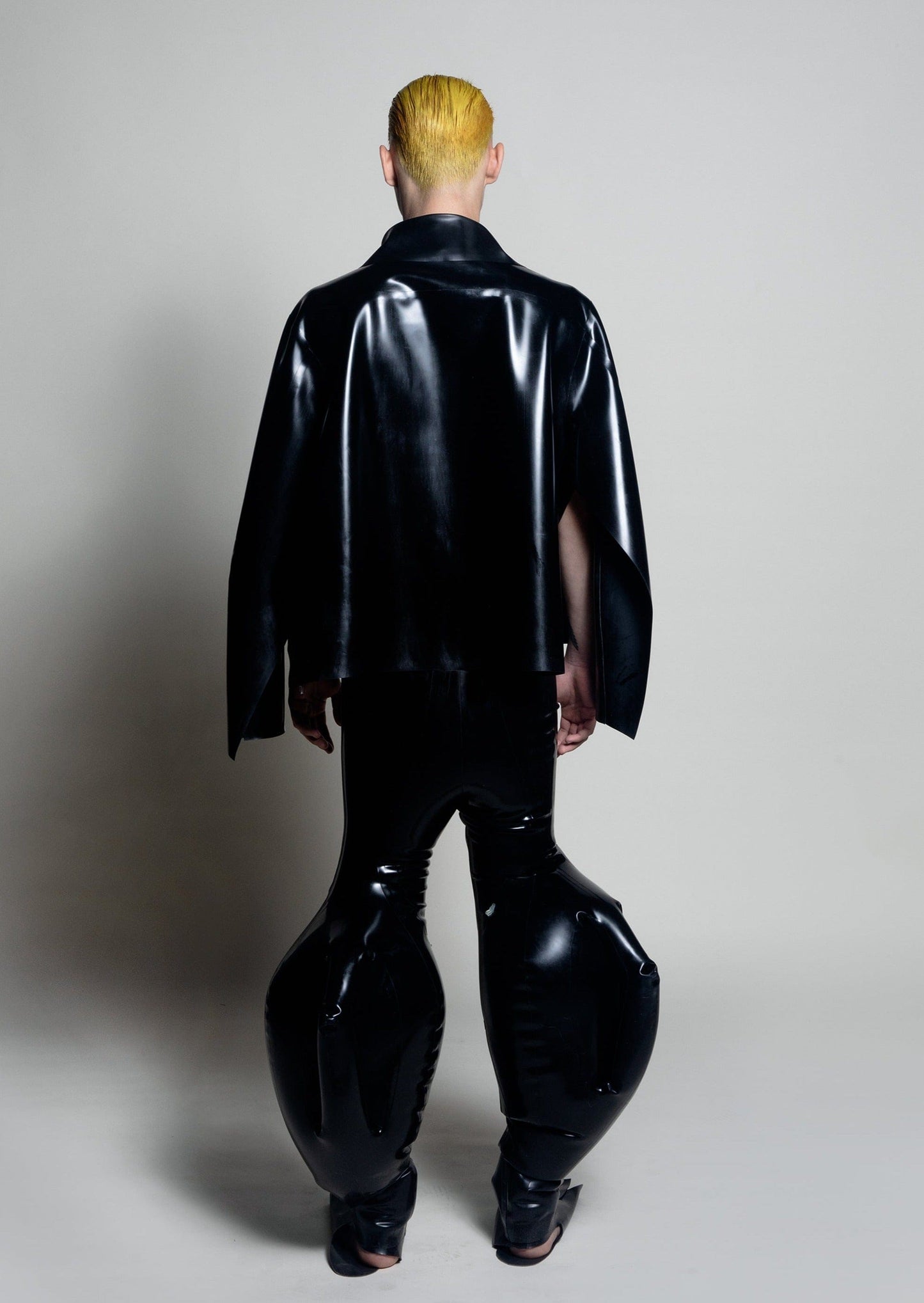 Black Alien Legs Trousers-Harri-APOC STORE