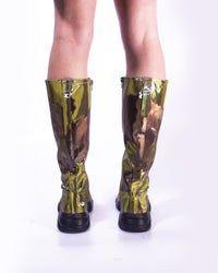Holographic Banana Cow Color-Changing Boots-Leeann Huang-APOC STORE