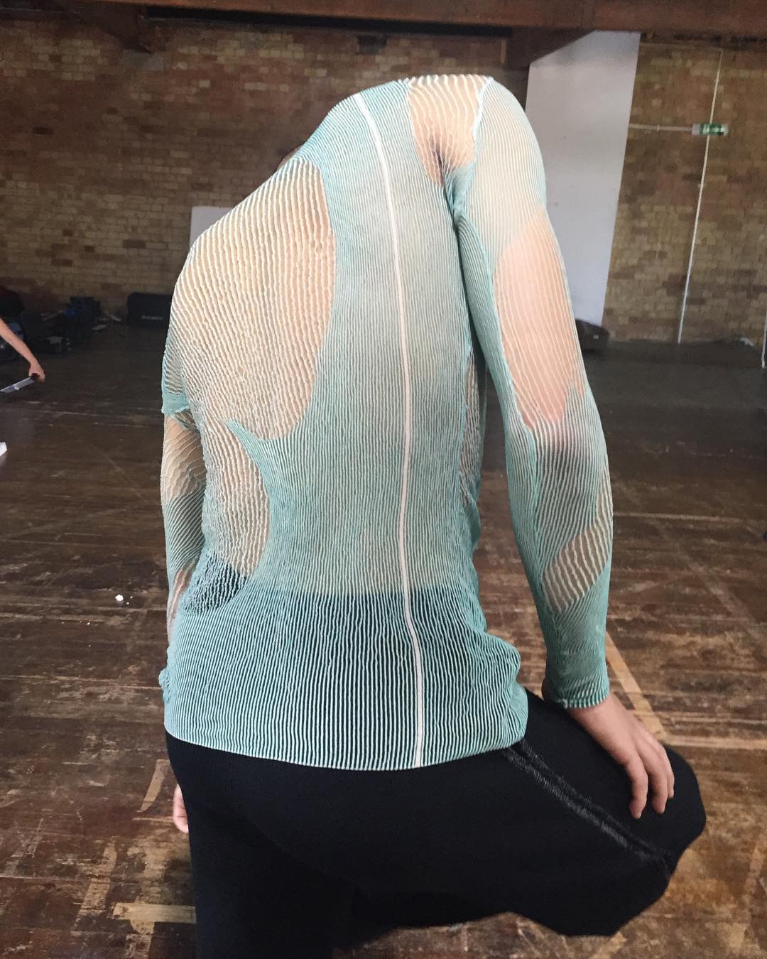 Aqua Drop Stitch Knit-Khanh Brice Nguyen-APOC STORE