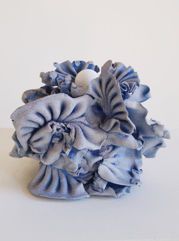 Blue Pleated Lamp-Joseph Algieri-APOC STORE