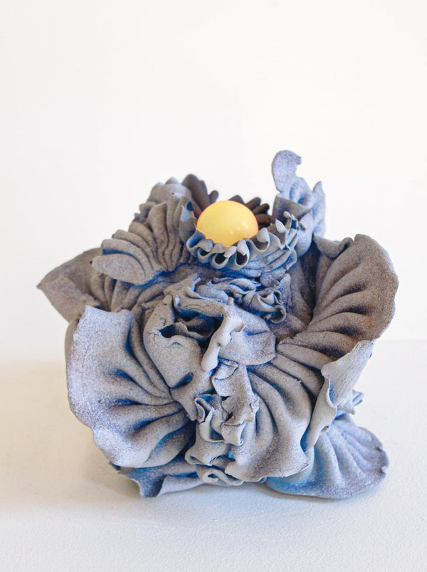 Blue Pleated Lamp-Joseph Algieri-APOC STORE