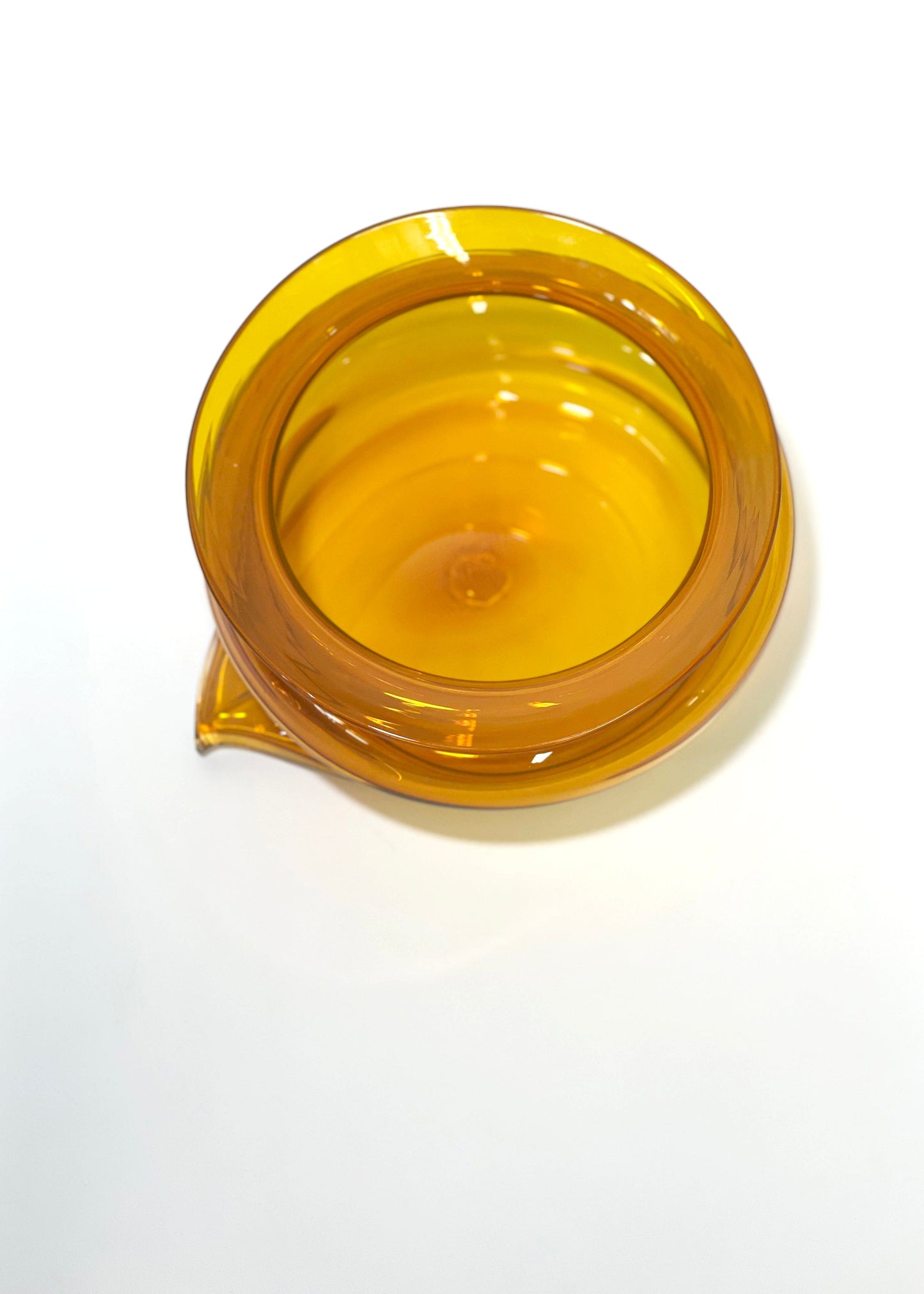 Large Deflated Bowl #2 in Gold-Sticky Glass-APOC STORE