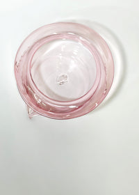 Large Deflated Bowl #4 in Pink-Sticky Glass-APOC STORE
