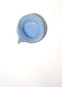Small Deflated Bowl #1 in Chameleon-Sticky Glass-APOC STORE