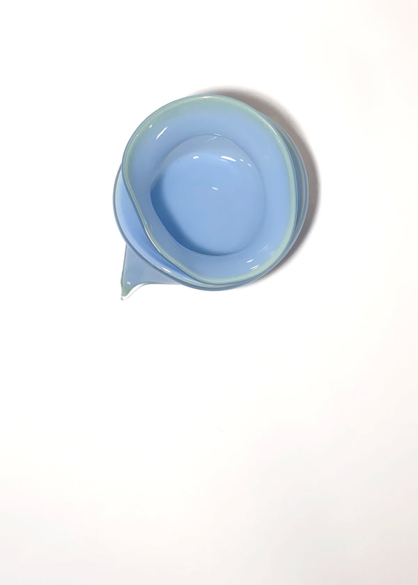 Small Deflated Bowl #1 in Chameleon-Sticky Glass-APOC STORE