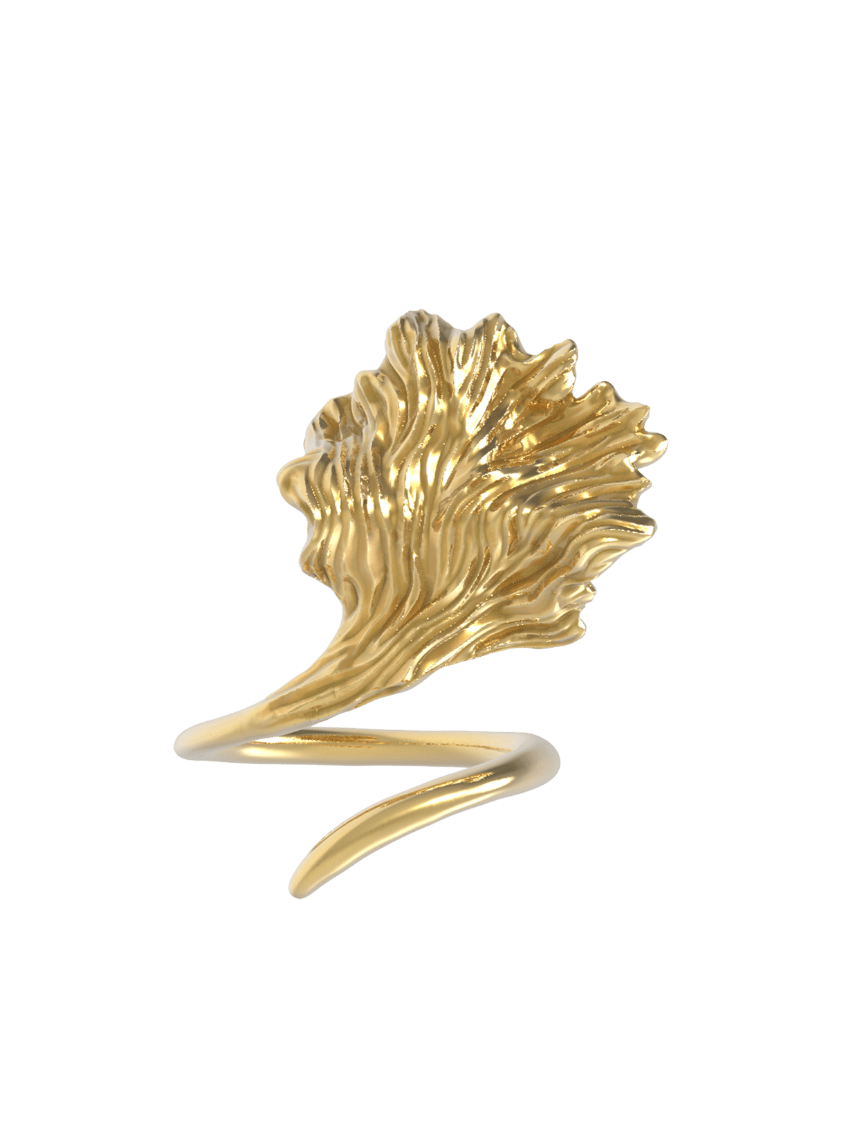 Brass Betta Fish Ring I-Ancient Future-APOC STORE