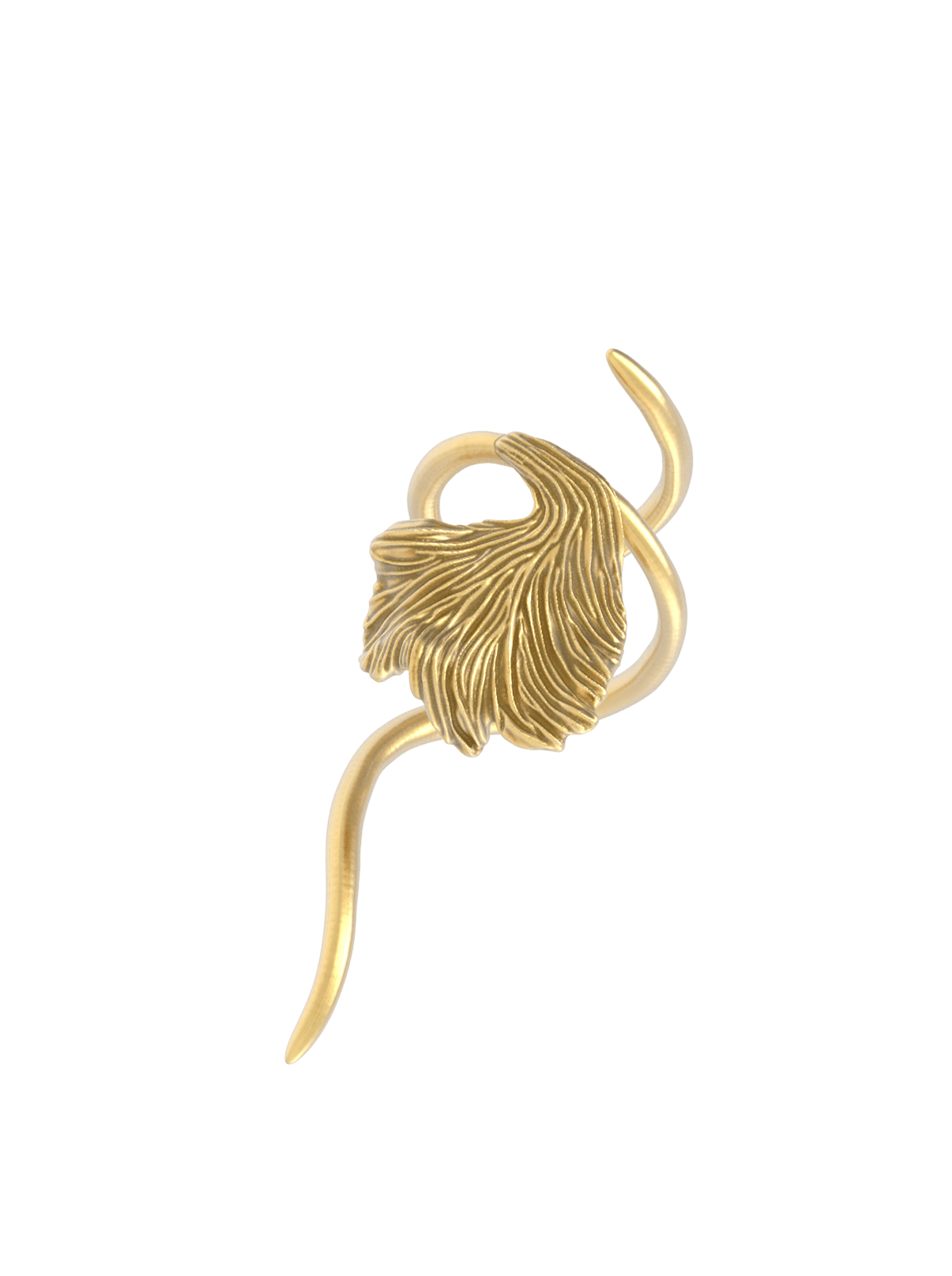 Brass Betta Fish Ring II-Ancient Future-APOC STORE