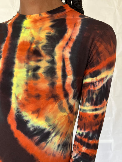 Hand Dyed Catsuit Multicolour-Celia Calderón Asensio-APOC STORE