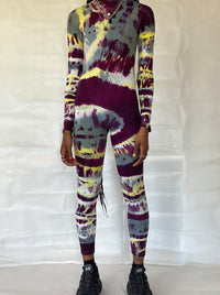Hand Dyed Catsuit Multicolour-Celia Calderón Asensio-APOC STORE