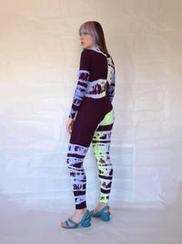 Hand Dyed Catsuit Multicolour-Celia Calderón Asensio-APOC STORE
