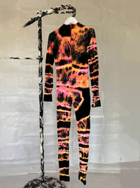 Hand Dyed Catsuit Multicolour-Celia Calderón Asensio-APOC STORE