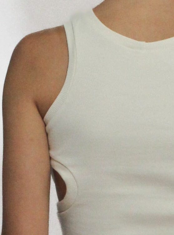 Beige Orbit Top-Oriens-APOC STORE