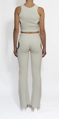 Beige Orbit Top-Oriens-APOC STORE