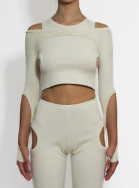 Beige Orbit Bolero-Oriens-APOC STORE