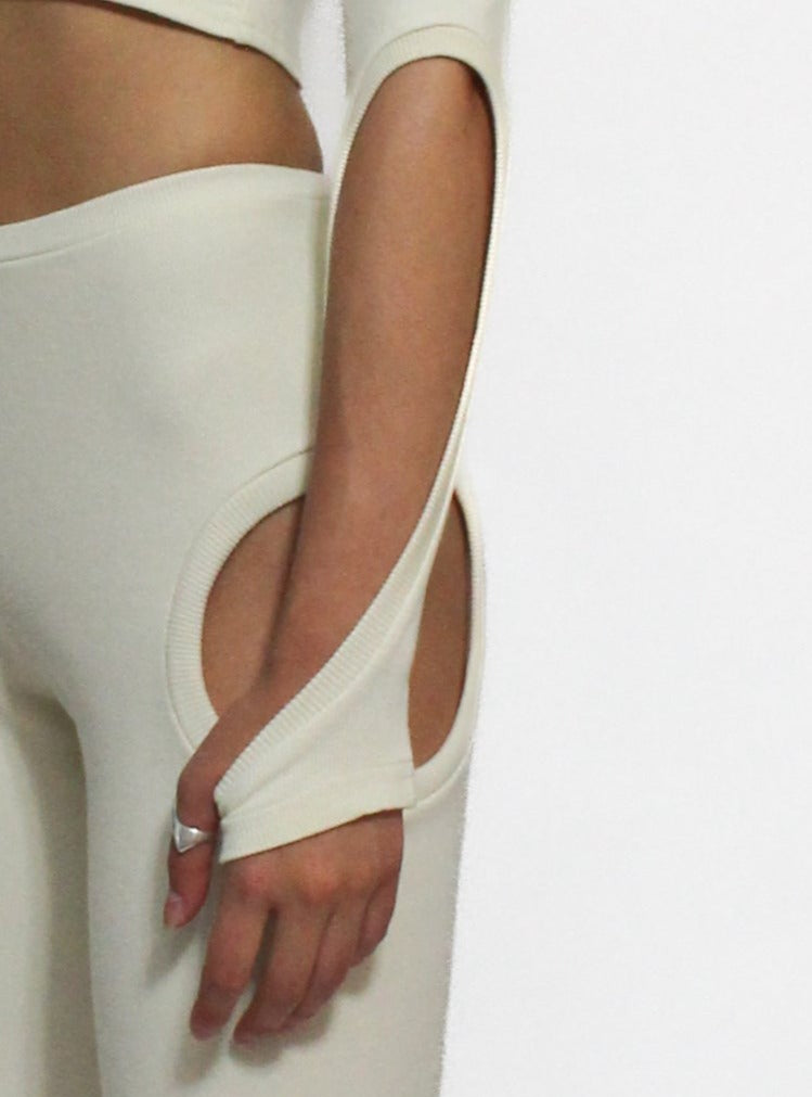 Beige Orbit Bolero-Oriens-APOC STORE